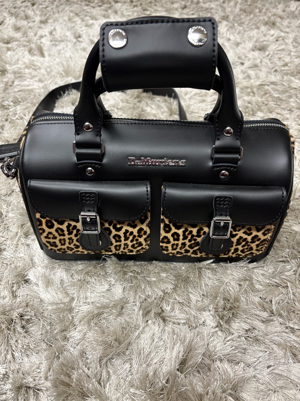 Dr. Martens leather/pony hair doctor bag